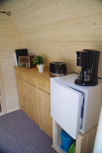 Unsere Campinghütte