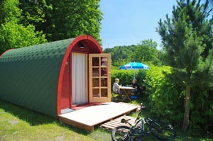 Unsere Campinghütte