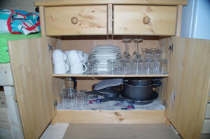 Unsere Campinghütte