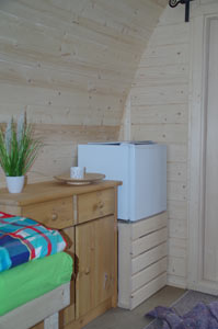 Unsere Campinghütte