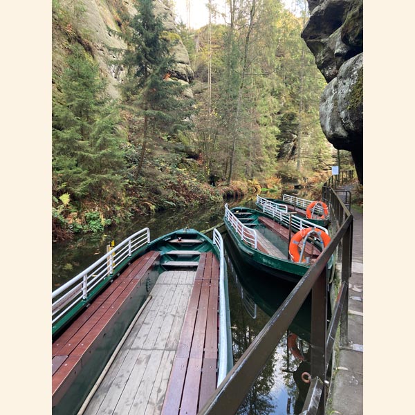 Kahnfahrt Obere Schleuse im Kirnitzschtal