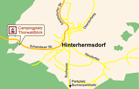 Anfahrt Hinterhermsdorf / Sächsische Schweiz / Sachsen